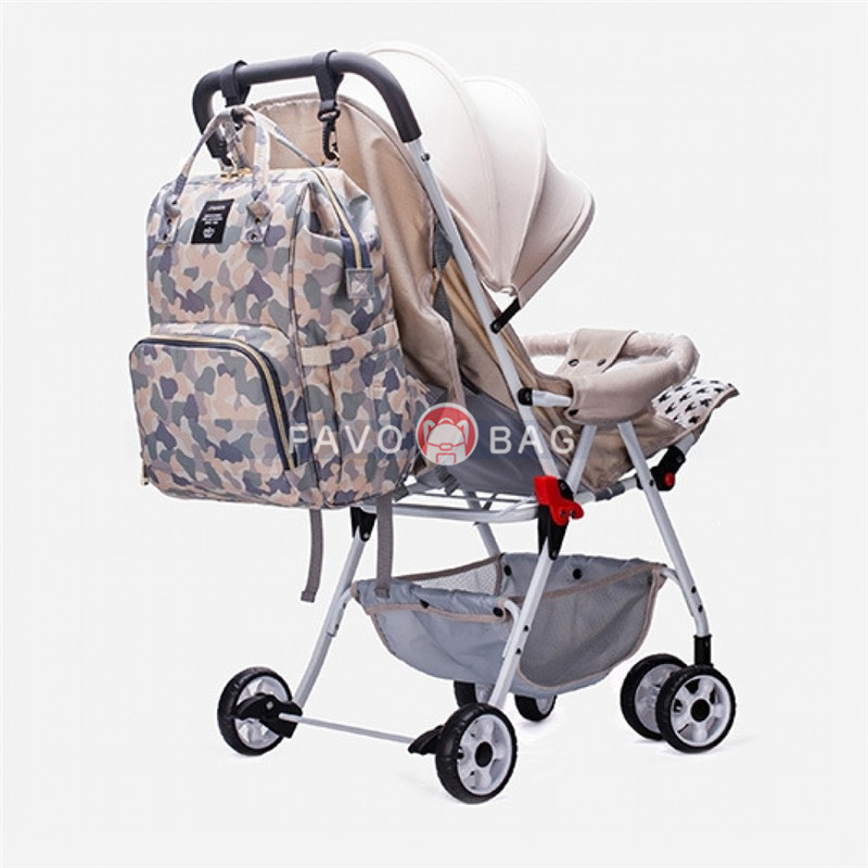 Women Multifunctional Diaper Bag Backpack Fun Printing Water-resistant Baby Nappy Bag Maternity Bag for Mum