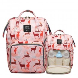 Cute Cartoon Diaper Bag Animal Printing Backpack Big Travel Bag for Mummy Daddy