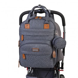 Baby Nappy Changing Bags Multifunction Waterproof Travel Back Pack with Changing Pad & Stroller Straps & Pacifier Case