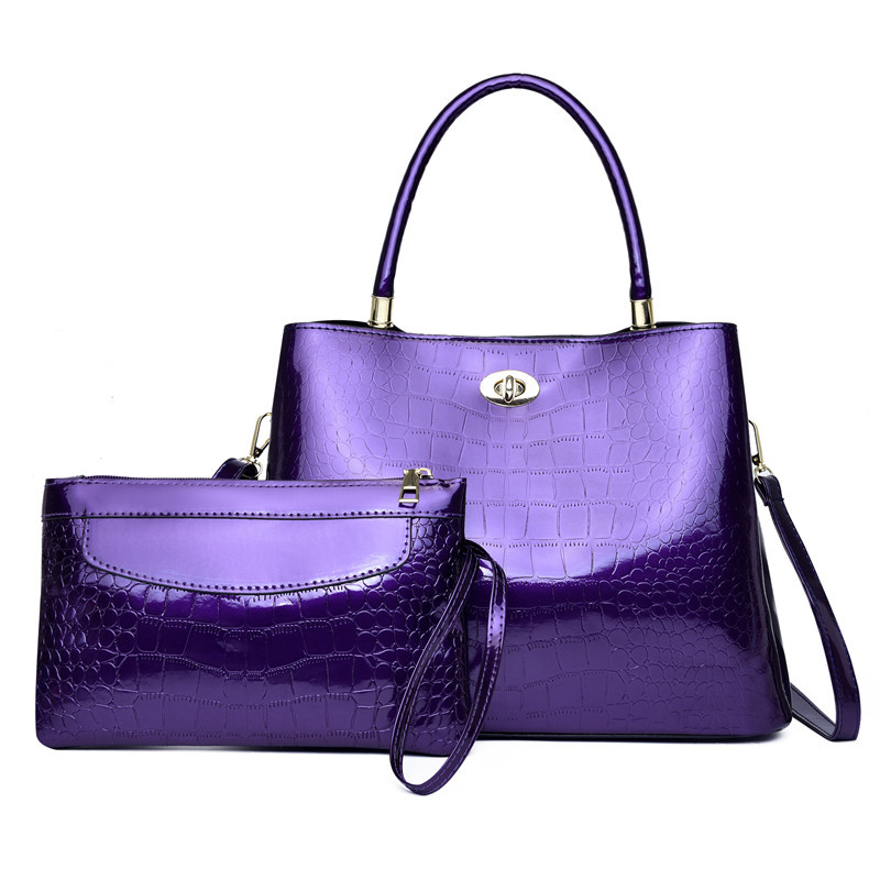 Vintage Handbag Tote Bag Set for Ladies Top Handle Satchel Purse
