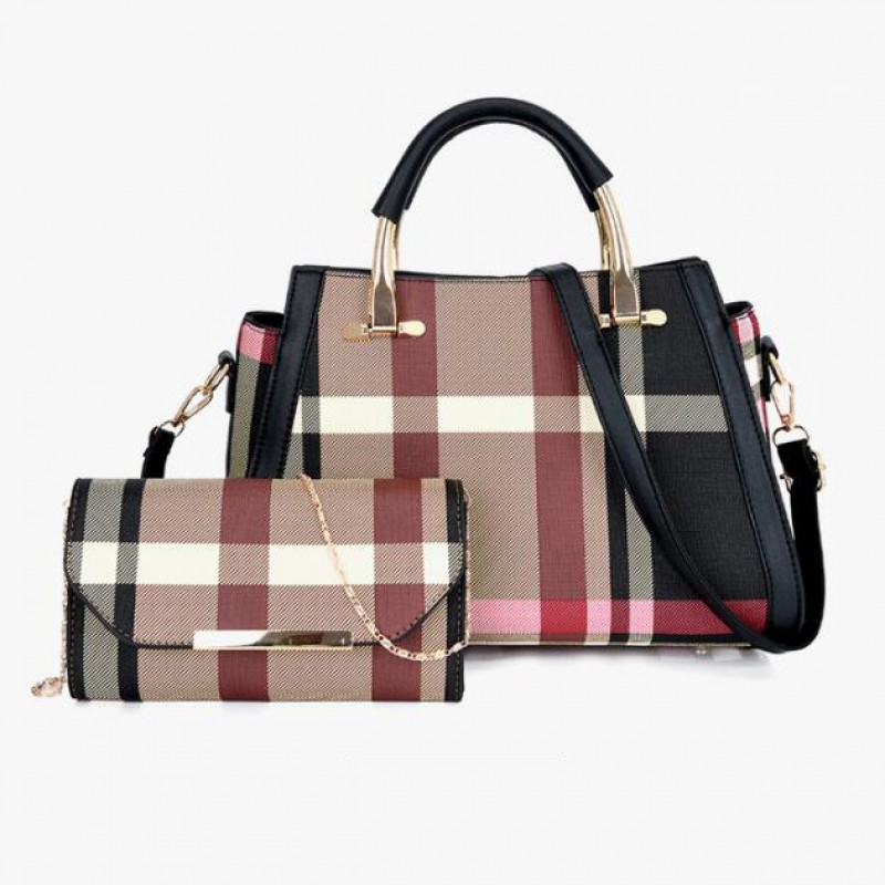 2 Pieces Handbag Crossbody Bag for Women Big Shoulder Bag