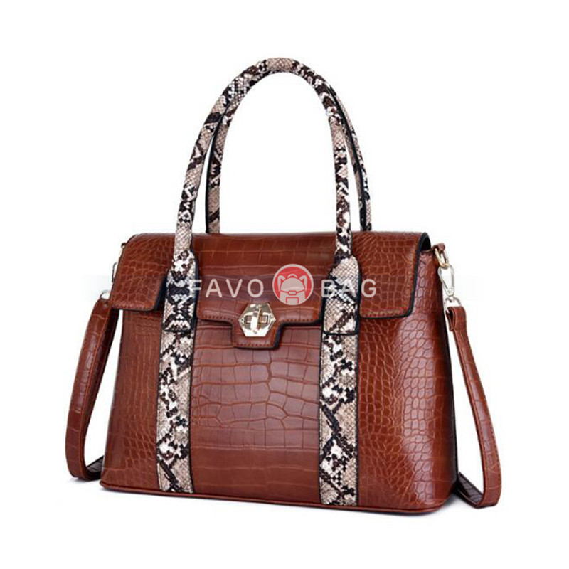 Ladies Handbags Purses Top Handle Shoulder Bags Work Tote with Matching Wallet