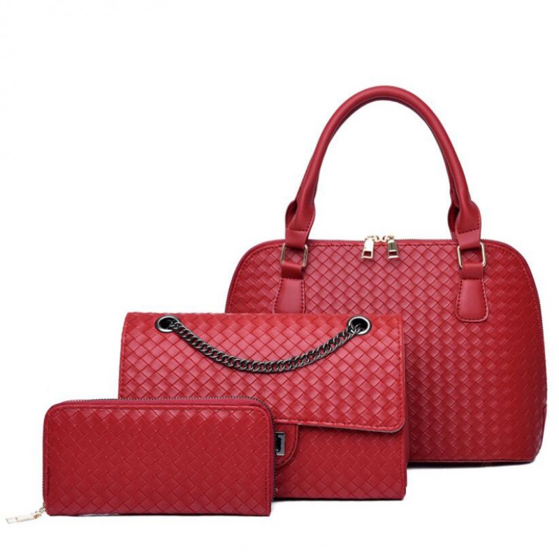 Leather Handbags for Ladies Quilted Purses Top-handle Totes Satchel Bag