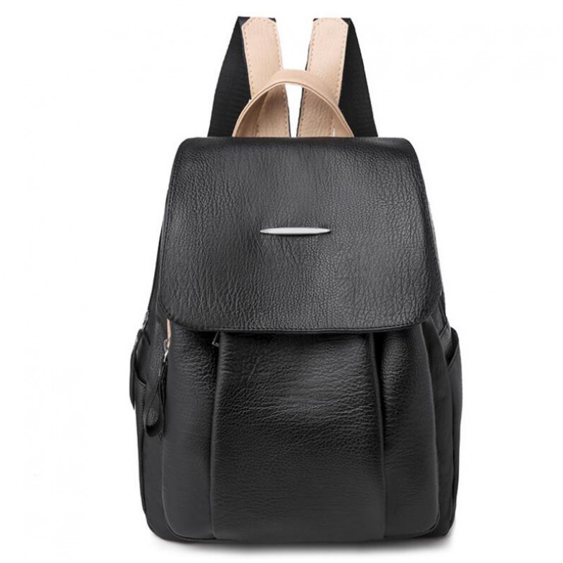 Soft PU Leather Backpack for Women Mini Commute Bag