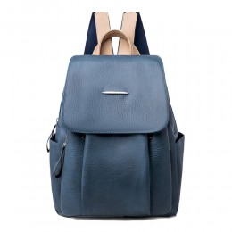 Soft PU Leather Backpack for Women Mini Commute Bag