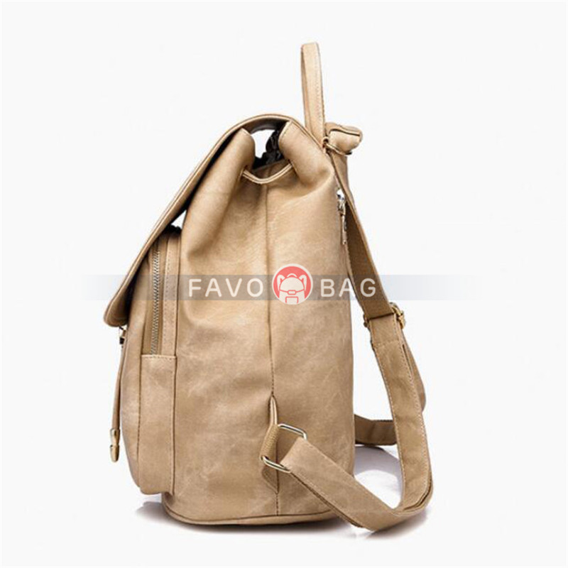 Women Tote PU Backpack Set Vintage 2 Pack Shoulder Bag with Coin Purse