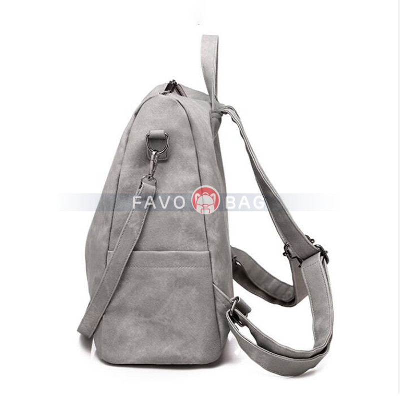 Women Backpack Purse PU Leather Anti-theft Backpack Satchel Shoulder Bag