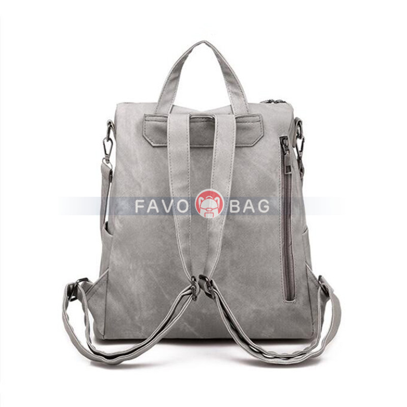 Women Backpack Purse PU Leather Anti-theft Backpack Satchel Shoulder Bag