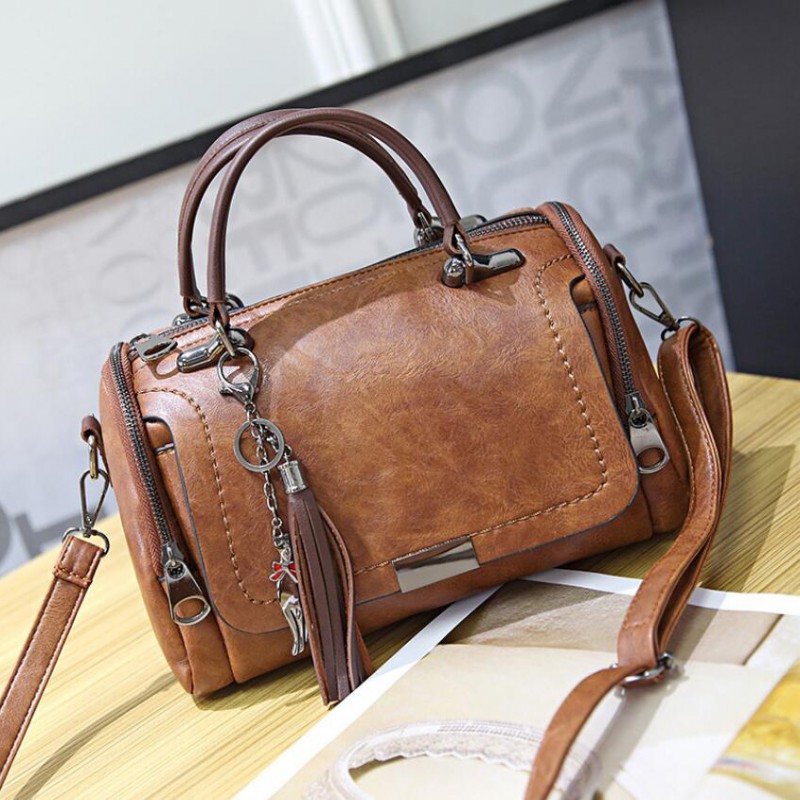 Women PU Leather Shoulder Bag Satchel Purse Handbag