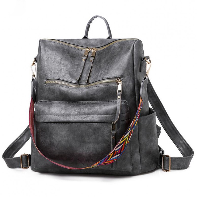 Women Backpack Purse Convertible Daypack Colorful Strap Shoulder Handbag