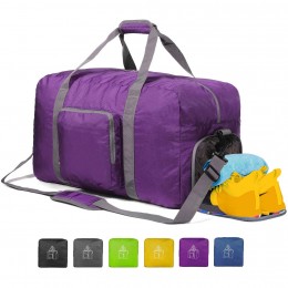 Foldable Duffle Bag for Travel Gym Sports Lightweight Luggage Duffel