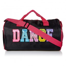 dance Duffel Bag With Multicolored Dance Print