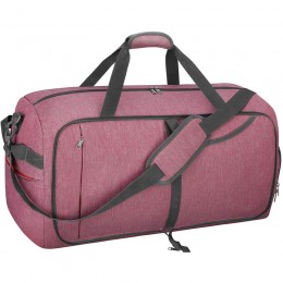 Foldable Weekender Bag with Shoes Compartment for Men Women Water-proof & Tear Resistant