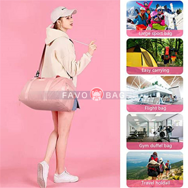 Gym Bags for Women Travel Bag with Shoes Compartment Duffel Bag Sports Bag