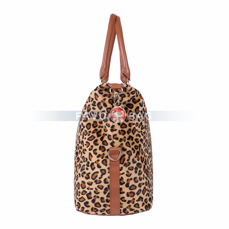 Leopard Duffle Bag For Women Large Cheetah Tote Shoulder Bag